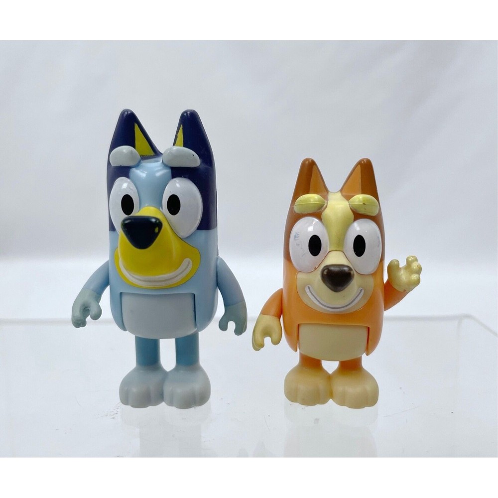 Bluey Bingo TV‎ Blue Orange Dog Figure Heeler Family